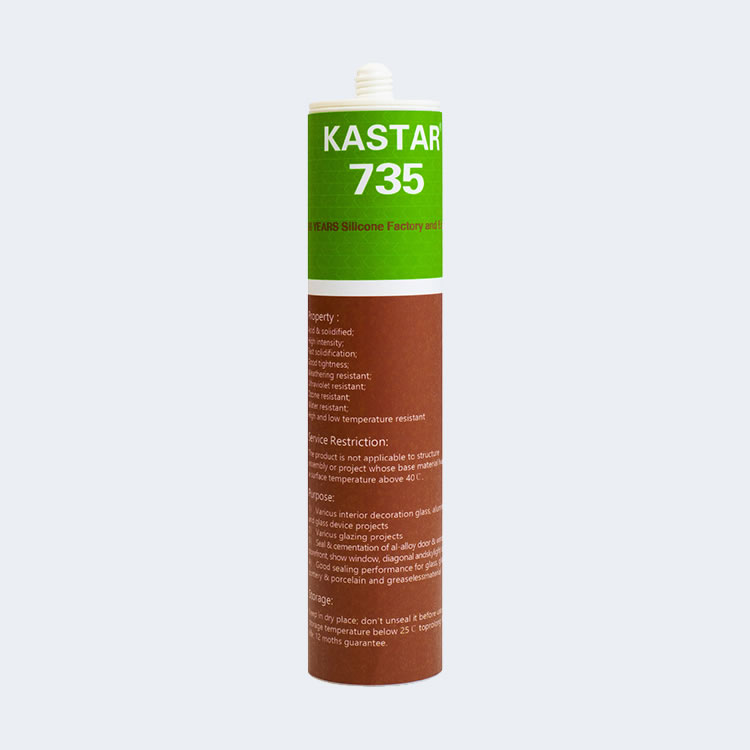 KASTAR 735 Acetic Silicone Sealant for Aquarium/Fish Tank